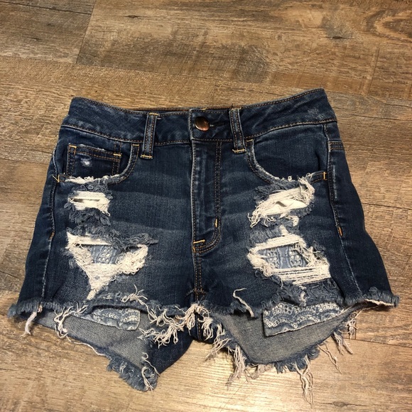 American Eagle Outfitters Pants - American Eagle High Waisted Jean Shorts
